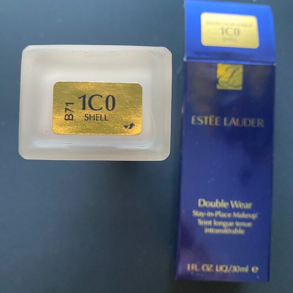 Estee Lauder Double Wear Makeup Foundation LOT of 3 in Shade 1C0 Shell - Picture 8 of 11